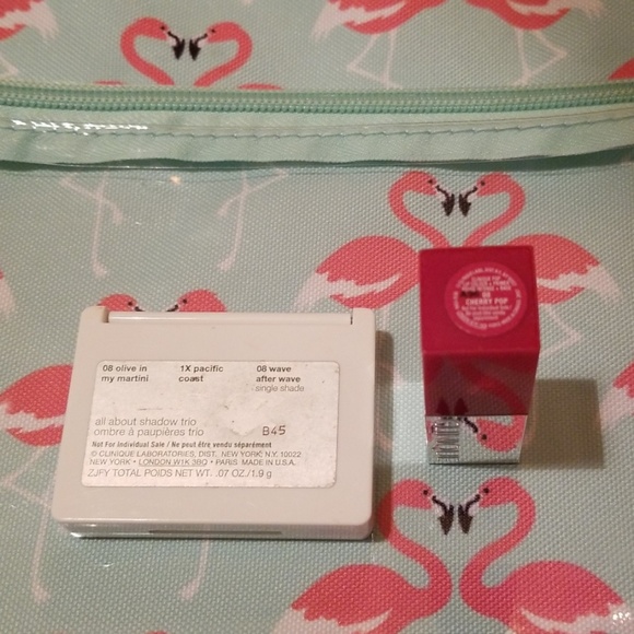 Unused/sanitized Clinique Eyeshadow Trio & Mini Lipstick - Picture 3 of 3